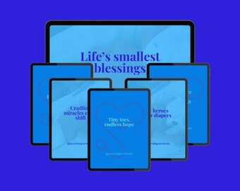 Plantillas de frases para enfermeras de la UCIN: Frases inspiradoras para redes sociales (PDF editable en Canva)