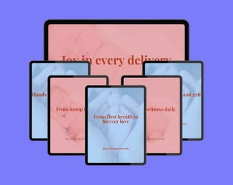 Citas de enfermeras de parto: 100 plantillas editables de Canva (descarga en PDF)