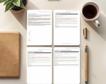 Workplace Accommodation Templates Pack | 12 ADA Request Scripts & Letters