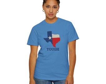 T-shirt Texas Tough : Fierté de l'État de l'Étoile Solitaire, style western