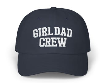 Casquette classique « Girl Dad Crew » | Casquette de baseball brodée