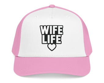 Wife Life Mid Profile Baseball Cap | Wife Life Baseball Hat