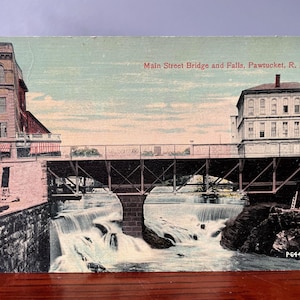 Pawtucket RI circa 1900 Bild - alte Postkarte