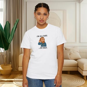 Funny Vincent Van Gogh Art T-shirt, Unisex Tee, Historical Cartoon Tee, Artist Gift Shirt, Humorous Graphic Top
