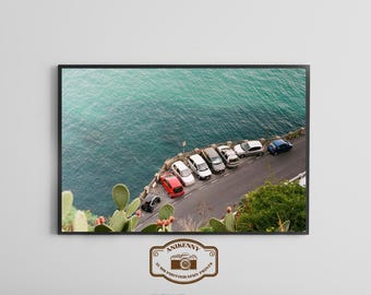 Amalfi Coast Print, Digital Art, Downloadable Print, Film Photography, 35MM, Vintage, Wall art