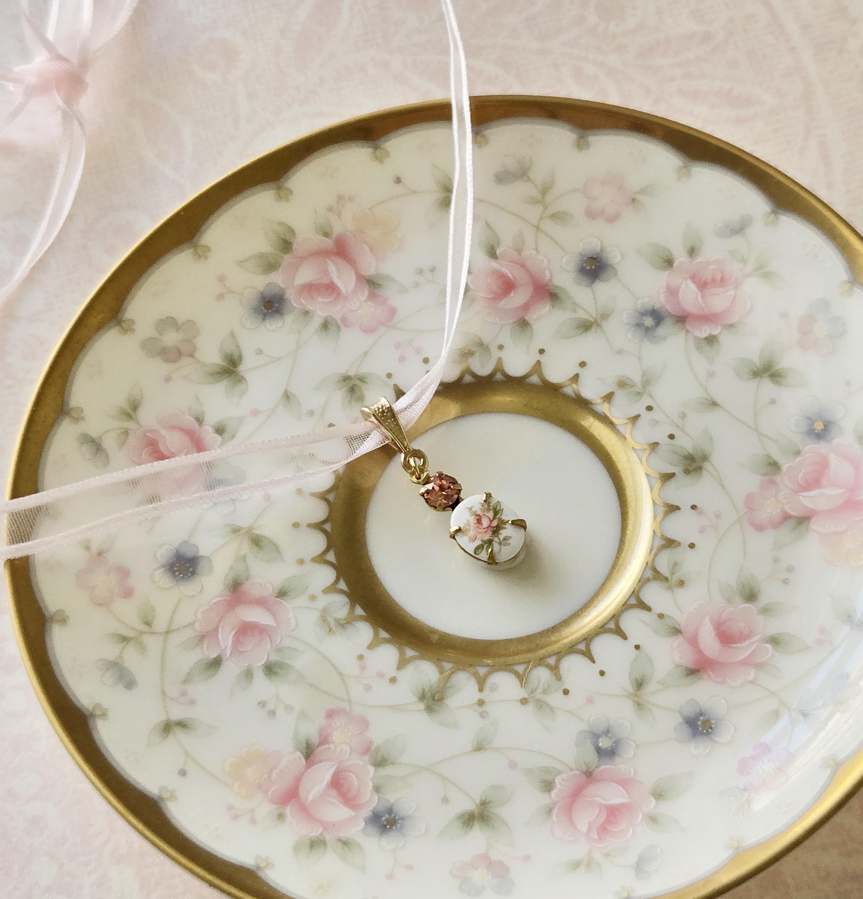 Pink Rhinestone Choker Pink Ribbon Choker: Victorian Rose, Rhinestone Regency Jewelry - Etsy