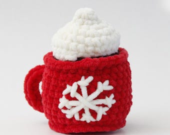 Hot Cocoa Plushie Crochet Pattern | Amigurumi PDF Tutorial (Digital Download)