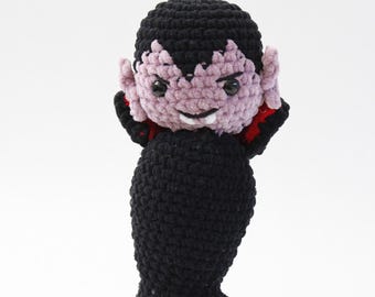 Vampire Amigurumi Crochet Pattern | Halloween Plush PDF Tutorial