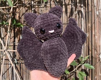 Bat Crochet Plushie Pattern: Amigurumi Halloween Toy (PDF Tutorial)