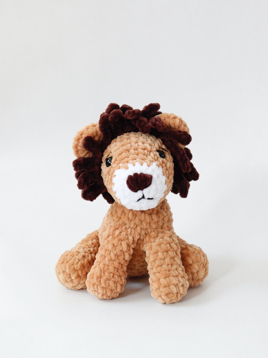 Lion Plushie Crochet Pattern | Kawaii Amigurumi Stuffed Animal Pattern ...