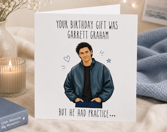 Cartão de aniversário de Garrett Graham - Presente para quem mora fora do campus