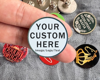 30mm Personalised Badge, Custom Badge, Create Your Own Design, Pin Badge, Free Design Photo Service, Personalised Pin, Christmas gifts
