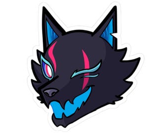 Pack Leader Highwire Headshot Sticker