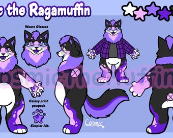 Custom Fursona Ref Sheet || Furrys, MLP, Sonic OCs, Pokesonas, etc.