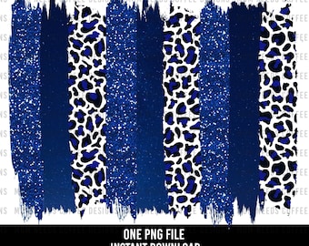 Blue Leopard Print Svg, Blue Leopard Spots Pattern, Animal Skin