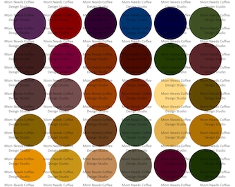 Procreate Color Palette Fall Colors Procreate Swatches JPG file for Adobe