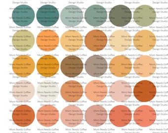 Desert Procreate Southwestern Color Palette Neutral Colors Procreate Swatches JPG file for Adobe Canva