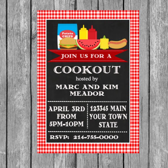 cookout invitation cookout birthday cookout invites cookout etsy cookout invitation