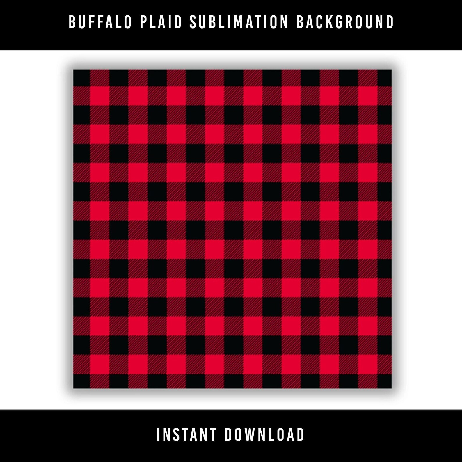 Red Buffalo Plaid Sublimation Background Clipart PNG Plaid - Etsy