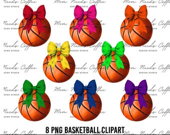 Basketball Clipart Bundle for Sublimation, Basketball PNG, Basketball Clipart, PNG Basketball, Sports Clipart, Sublimation Design, Red