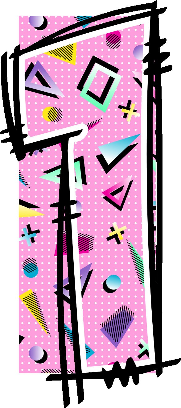 80s Alphabet Doodle Font 90s Letters Retro Numbers PNG Eighties Alpha ...