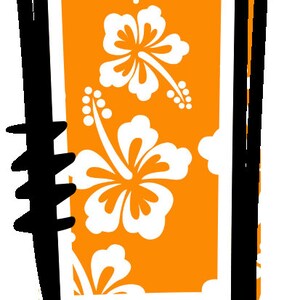 Hawaiian Alphabet Tropical Doodle Font Letters Summer Numbers PNG Font ...