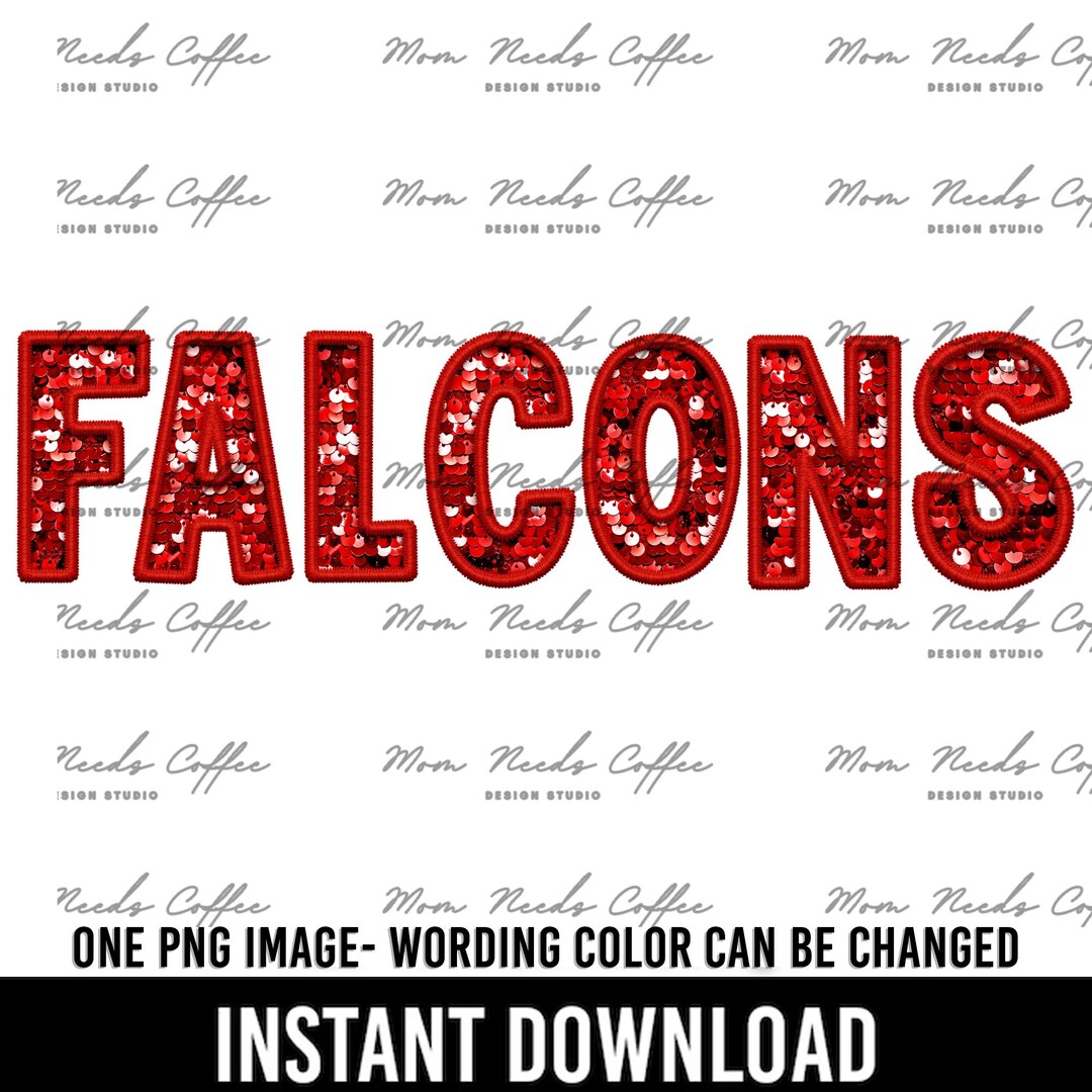 Falcons PNG, Football or Basketball PNG, Falcons, Game Day Sublimation ...