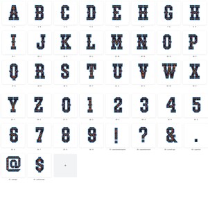 Southwestern PNG Alphabet, Cowboy Letters, Western Alpha, Faux ...