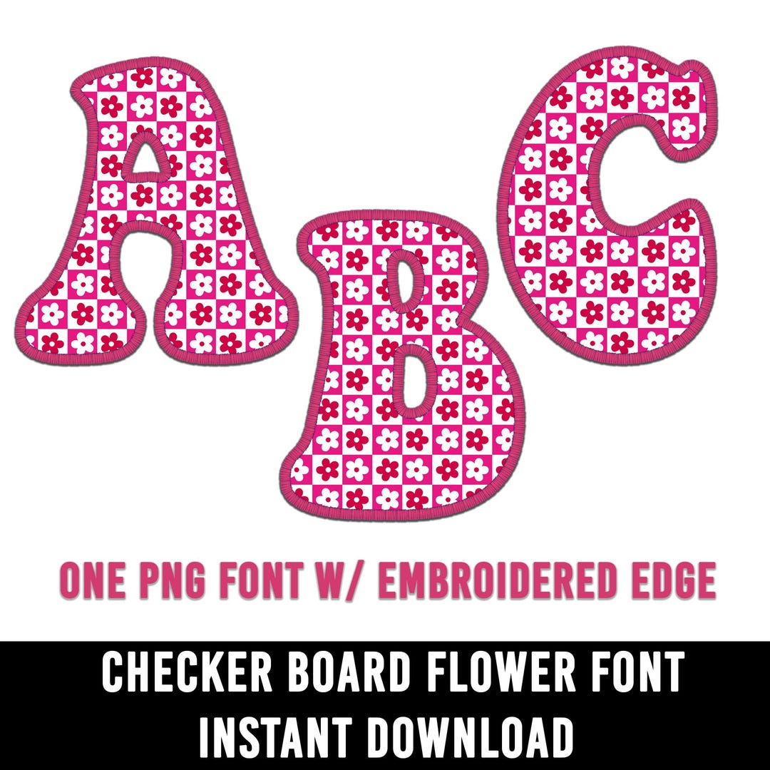 Checkerboard Alphabet, Checker Alpha, Checker Pattern Letter, PNG ...
