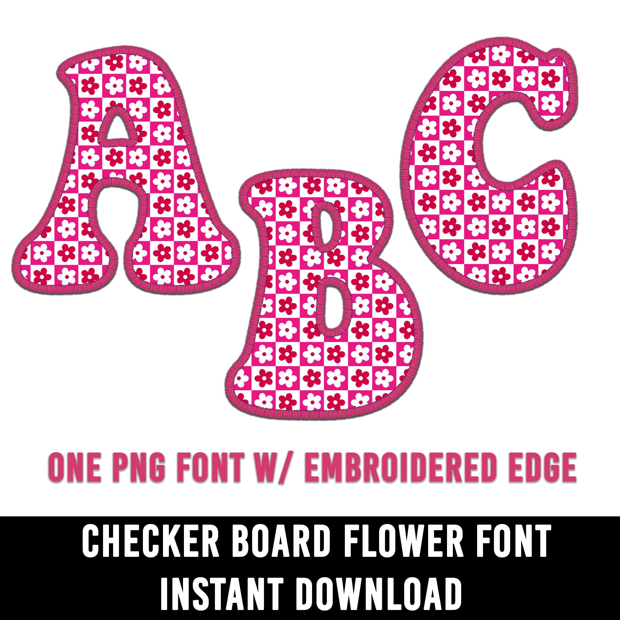 Checkerboard Alphabet, Checker Alpha, Checker Pattern Letter, PNG ...