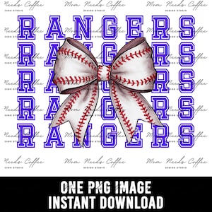 Rangers Team Sublimation Design, Baseball png, Baseball png, School Spirit, Baseball PNG, Rangers transfer, Game Day Sublimation