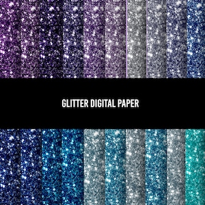 96 Glitter Digital Paper Pack, Sublimation Backgrounds (PNG) - Etsy