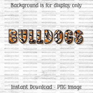 Bulldogs PNG, Transfer Mascot Digital Download PNG, Sports PNG ,Red and Black, School Spirit Design, Sublimation, Printable Clipart Transfer