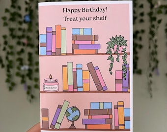 グリーティングカード - 誕生日おめでとう！棚を飾ろう