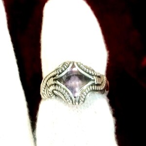 Handgefertigter Ring aus 925er Silber und Sterling Silber