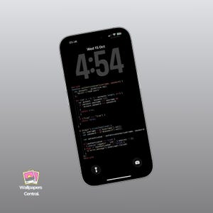 Hack iPhone Wallpaper | Programming Developer Script Lock Screen (Digital Download) image 2