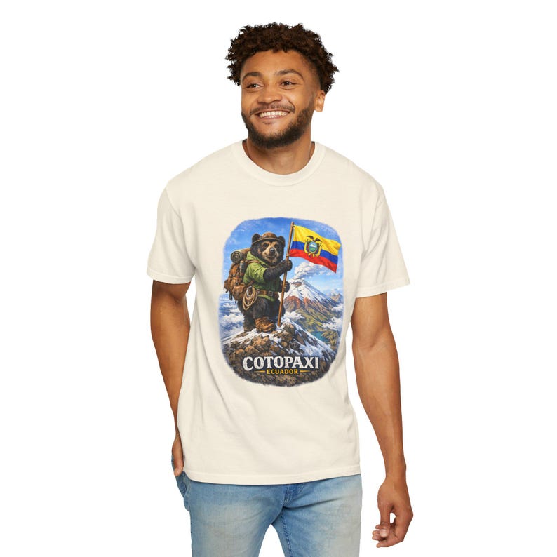 Cotopaxi Andino Bear Hiking design T-Shirt | with text image 17