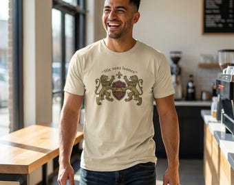 Here Be Lions Tee | Latin "Hic sunt leones"
