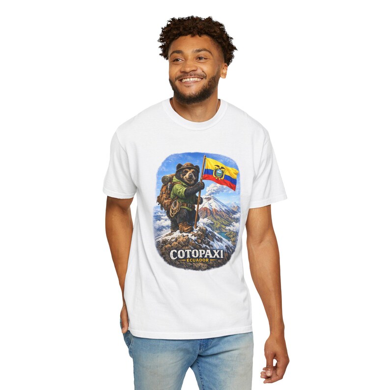 Cotopaxi Andino Bear Hiking design T-Shirt | with text image 18