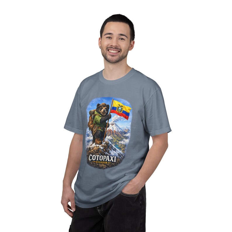 Cotopaxi Andino Bear Hiking design T-Shirt | with text image 12