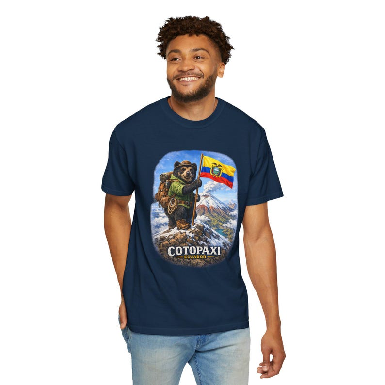Cotopaxi Andino Bear Hiking design T-Shirt | with text image 9