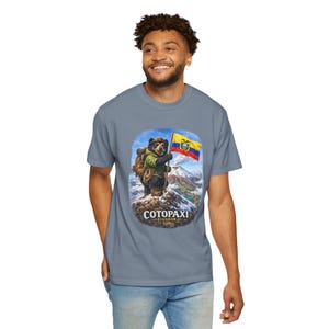 Cotopaxi Andino Bear Hiking design T-Shirt | with text image 8