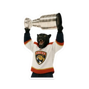 Adesivi fustellati Florida Panthers NHL Champions, decalcomanie con il logo della squadra di hockey, articoli per scrapbooking, decalcomanie per laptop, regalo per tifosi sportivi