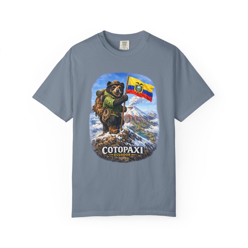 Cotopaxi Andino Bear Hiking design T-Shirt | with text image 5