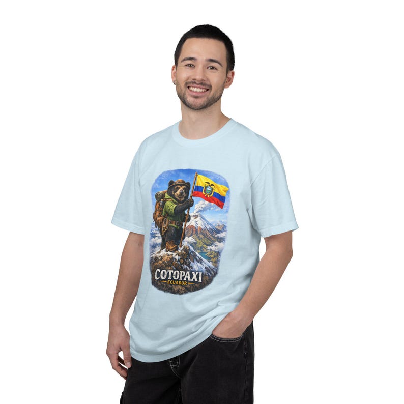 Cotopaxi Andino Bear Hiking design T-Shirt | with text image 13