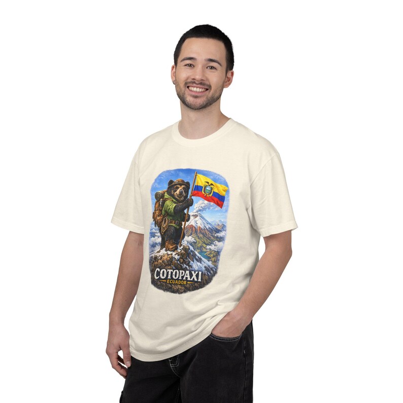 Cotopaxi Andino Bear Hiking design T-Shirt | with text image 15