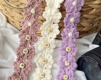 Clip para chupete personalizado con nombre, soporte para chupete personalizado para bebé, regalo para recién nacido, regalo para baby shower, accesorio de bebé de ganchillo