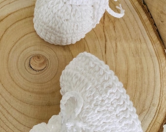 Patrón de zapatitos de bebé a crochet para principiantes con vídeo (patrón PDF)