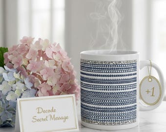 Taza con mensaje de embarazo: anuncio de nuevo bebé, regalo para papá