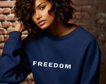 Freedom Hoodie | Patriotic America First Unisex Sweatshirt,  Zip Up and Crewneck Tee